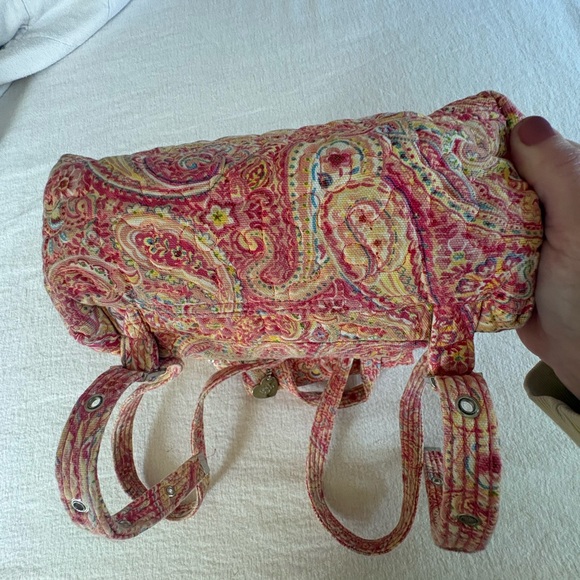 FINAL PRICE Vera Bradley-style Paisley Patterned Women's Backpack - Picture 12 of 12